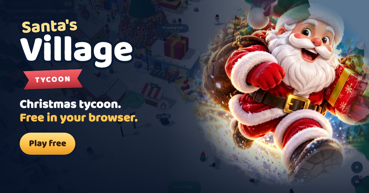 Santa Village Tycoon screenshot 1 of 1